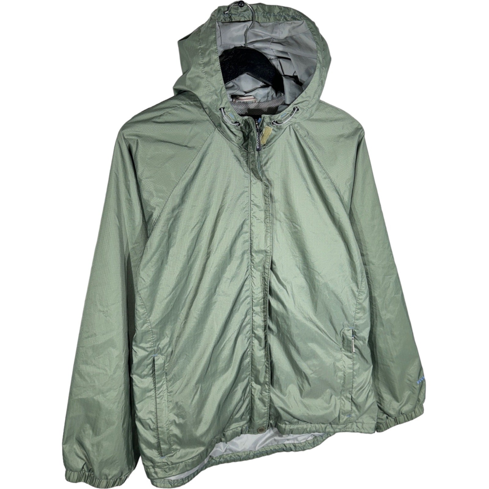 Collection of Women's Woolrich Hooded Full Zip Light Jacket in a gallery layout