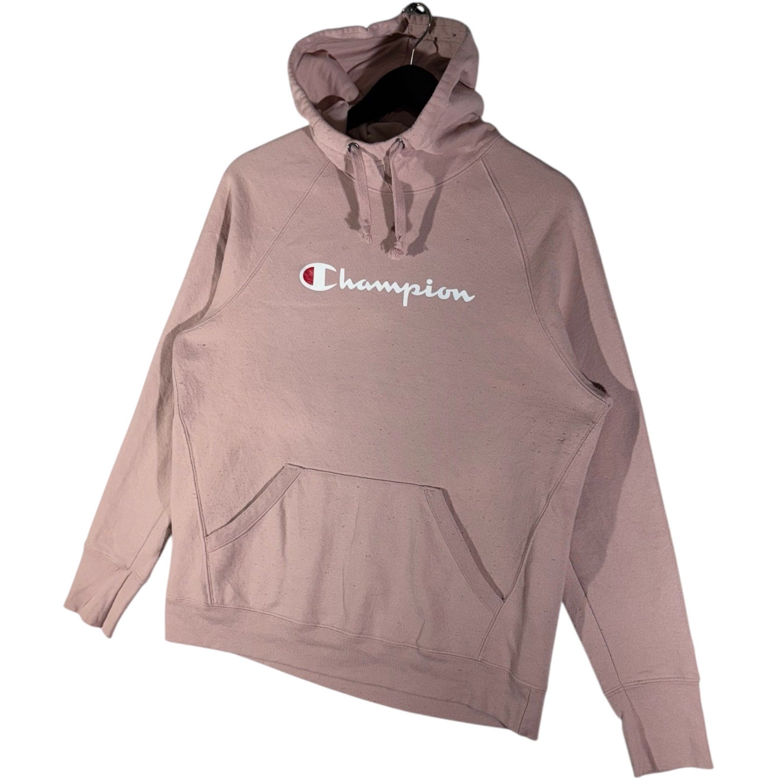 Collection of Champion Logo Spellout Hoodie in a gallery layout