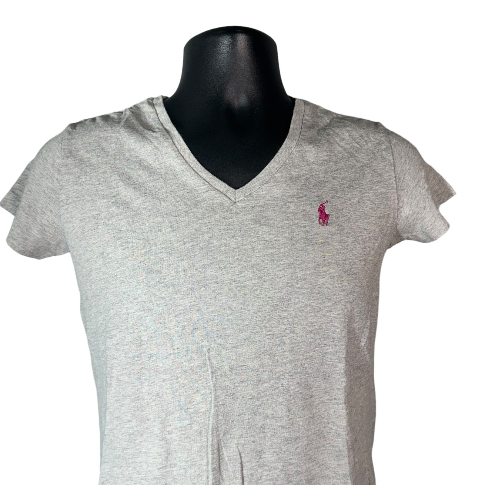 Collection of Womens Polo Ralph Lauren Sport V-Neck T-Shirt in a gallery layout