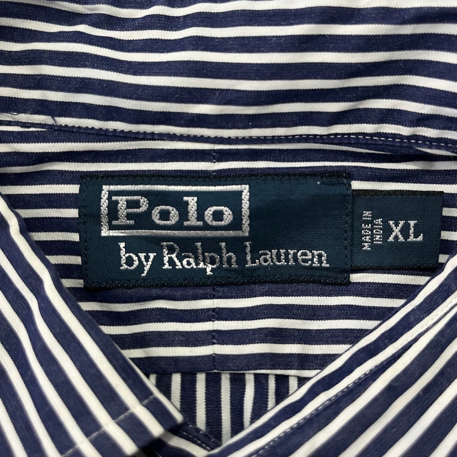 Collection of Vintage Polo Ralph Lauren Striped Long Sleeve Dress Shirt in a gallery layout