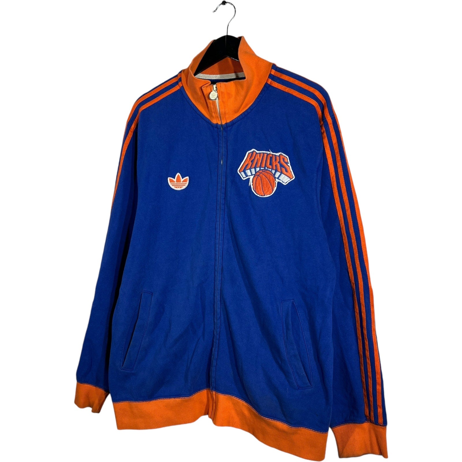 Collection of Adidas New York Knicks NBA Track Jacket in a gallery layout