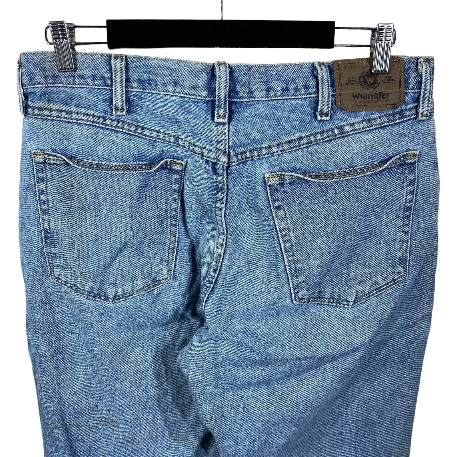 Collection of Wrangler Zip Fly Straight Leg Denim Pants in a gallery layout