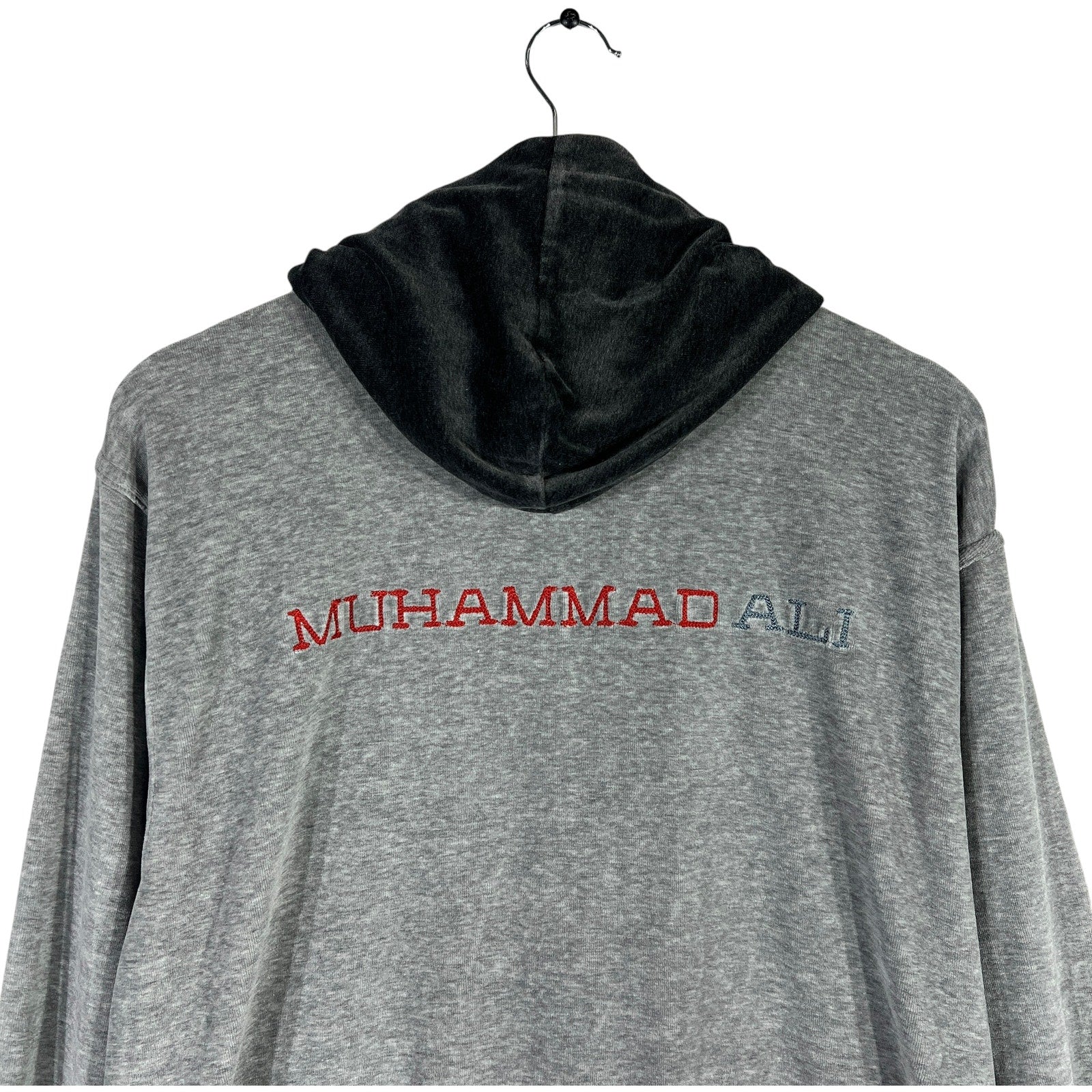 Collection of Platinum FUBU Muhammad Ali Full Zip Hoodie in a gallery layout