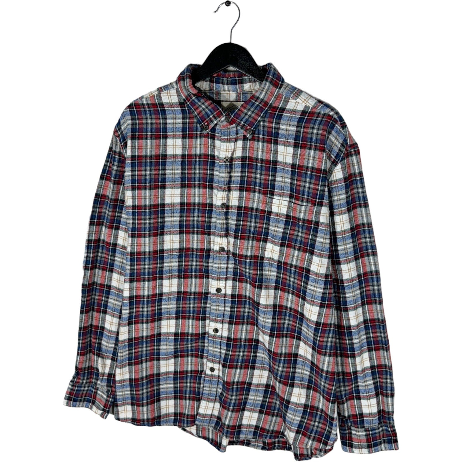 Collection of St John Bay Plaid Long Sleeve Flannel in a gallery layout