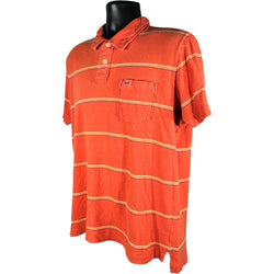 Collection of Abercrombie & Fitch Striped Short Sleeve Polo in a gallery layout