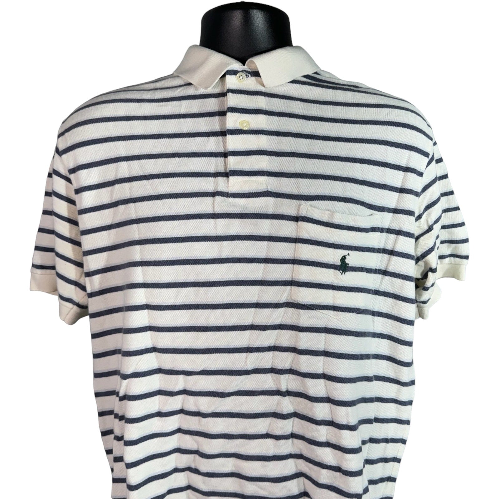 Collection of Polo Ralph Lauren Striped Short Sleeve Polo in a gallery layout