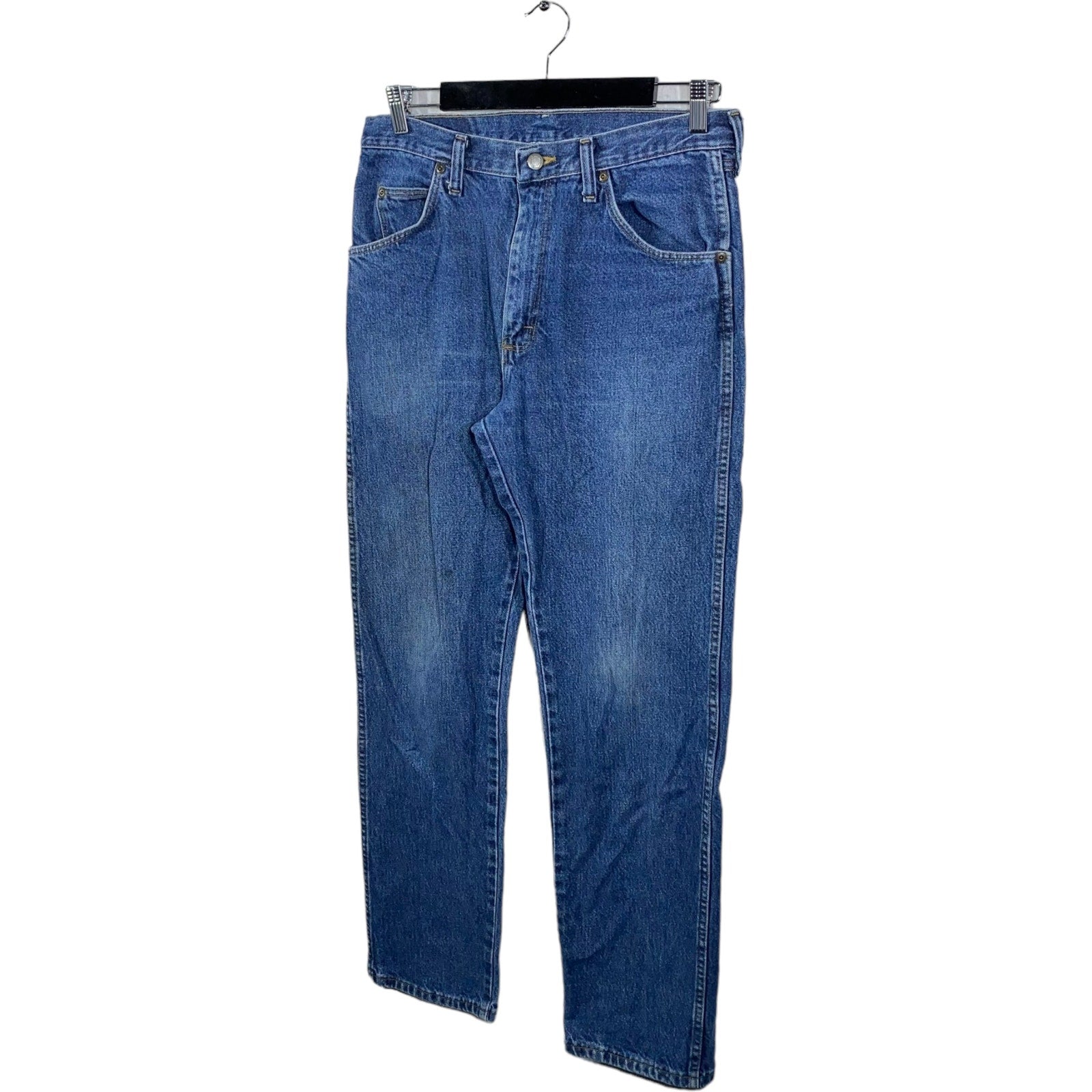 Collection of Wrangler Zip Fly Straight Leg Medium Wash Denim Pants in a gallery layout