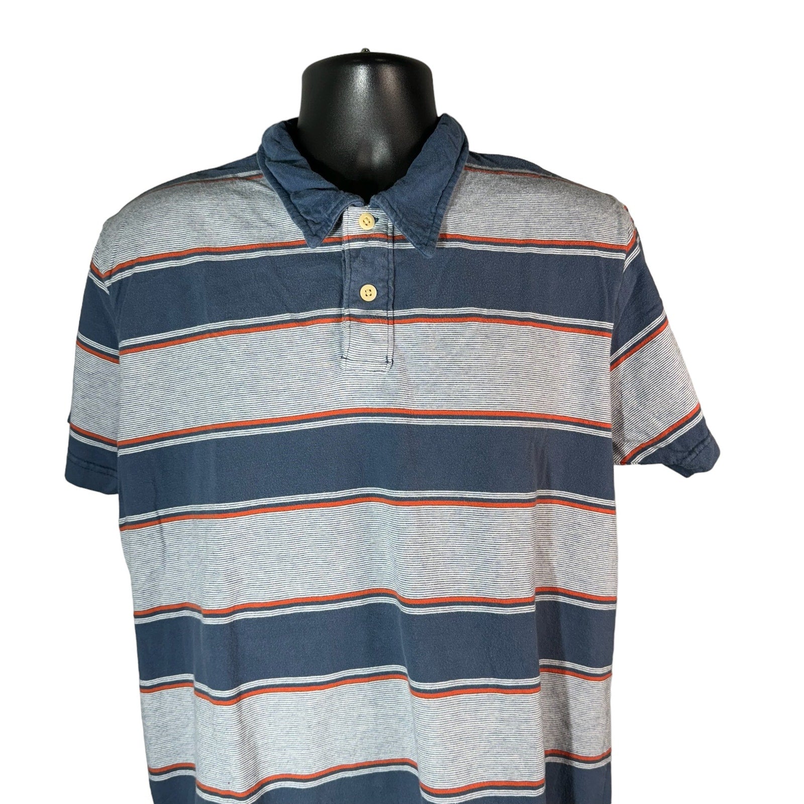 Collection of Abercrombie & Fitch Striped Polo in a gallery layout