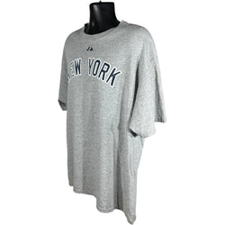 Collection of Majestic New York Yankees #2 Derek Jeter Tee in a gallery layout