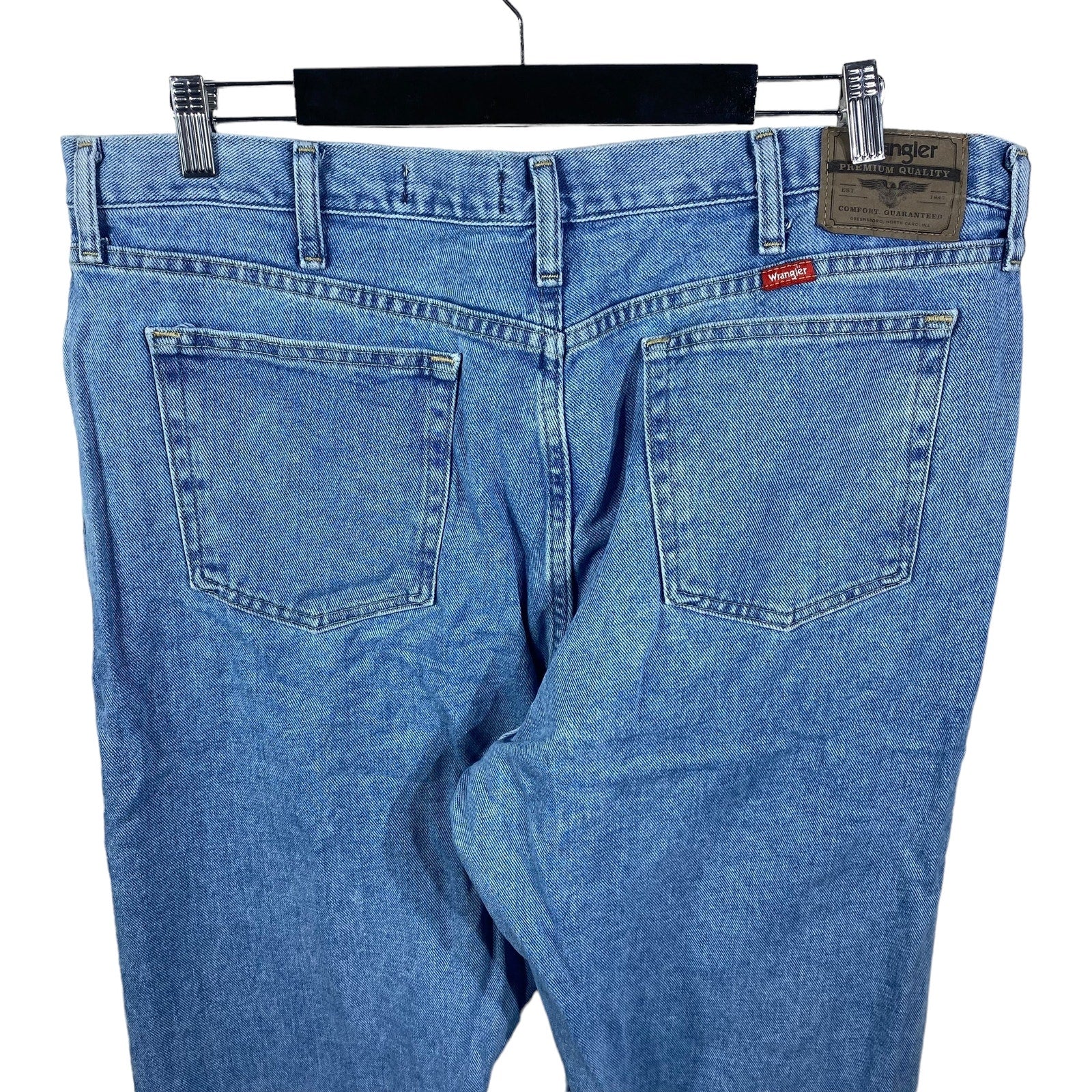Collection of Wrangler Zip Fly Straight Leg Denim Pants in a gallery layout