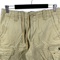 Collection of Aeropostale Zip Fly Cargo Tan Shorts in a gallery layout