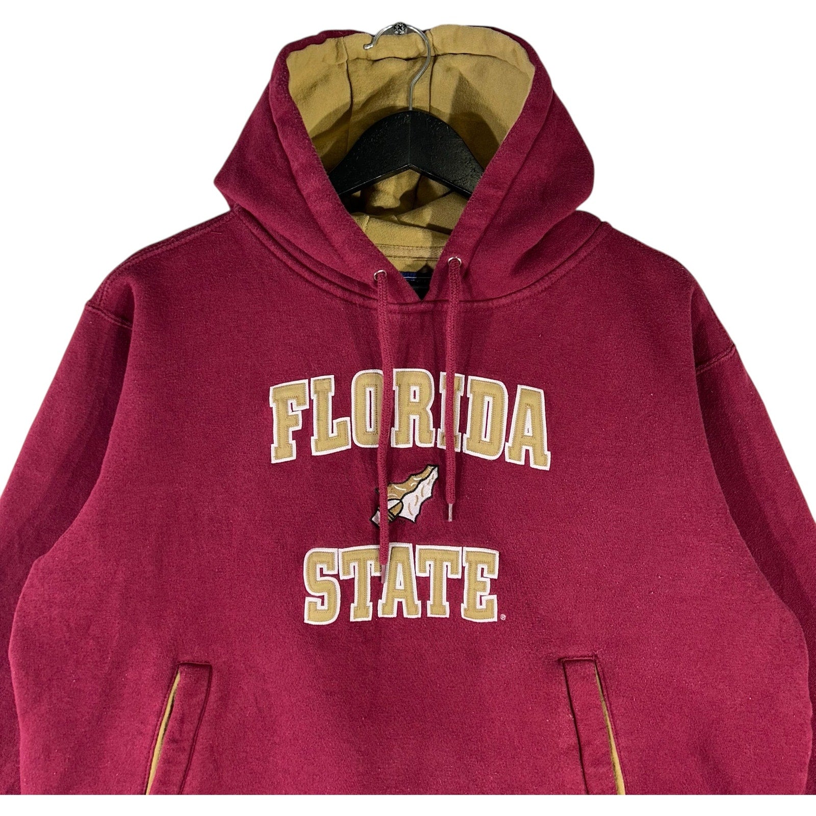 Collection of Champs Florida State University Spellout Hoodie in a gallery layout