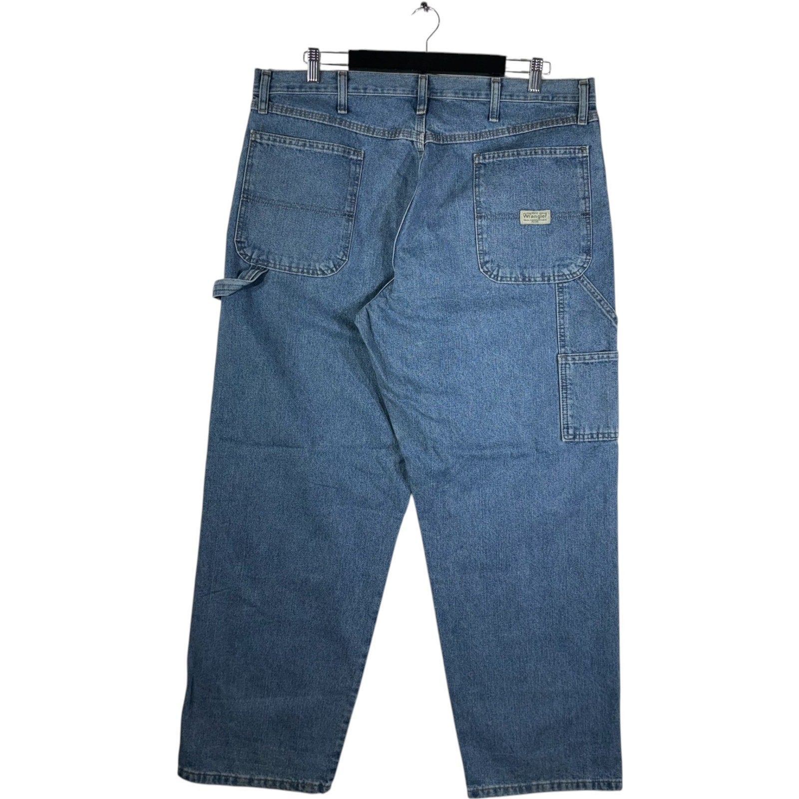 Collection of Wrangler Denim Carpenter Pants 40x31 in a gallery layout