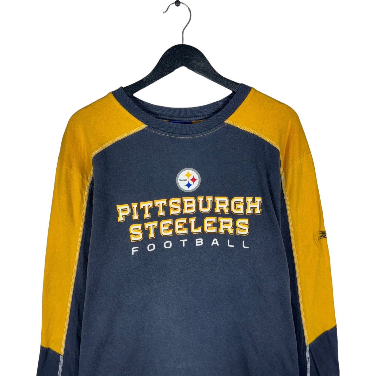 Collection of Reebok Pittsburgh Steelers NFL Long Sleeve in a gallery layout
