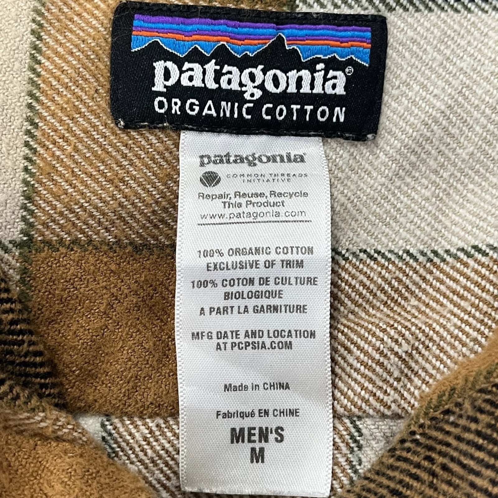 Collection of Patagonia Long Sleeve Flannel Plaid Button Down in a gallery layout