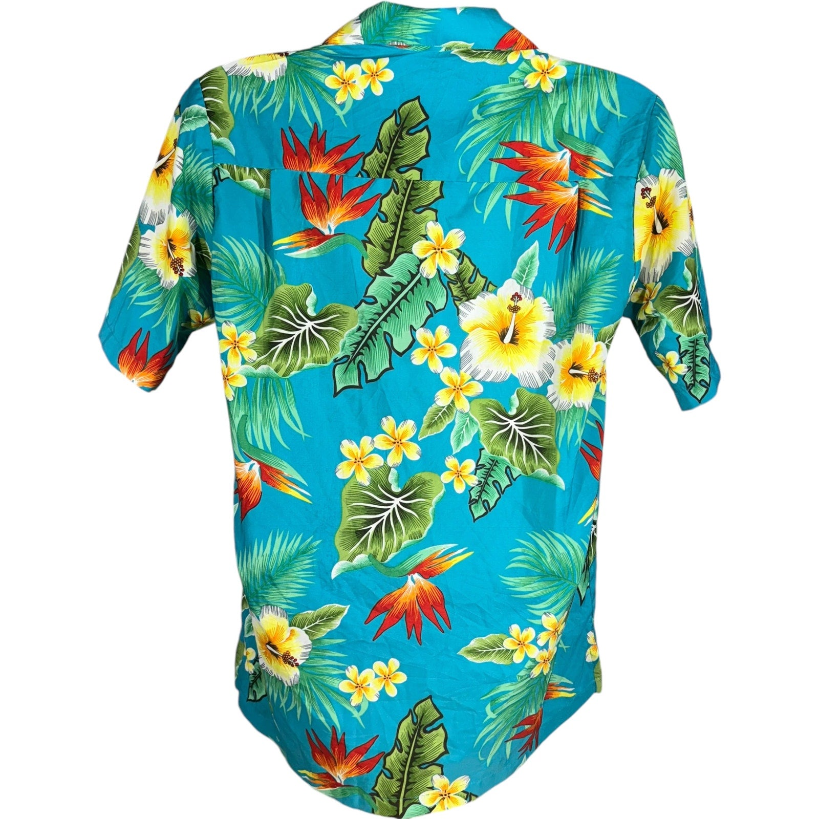 Collection of Floral Hawaiian Short Sleeve Button Up in a gallery layout