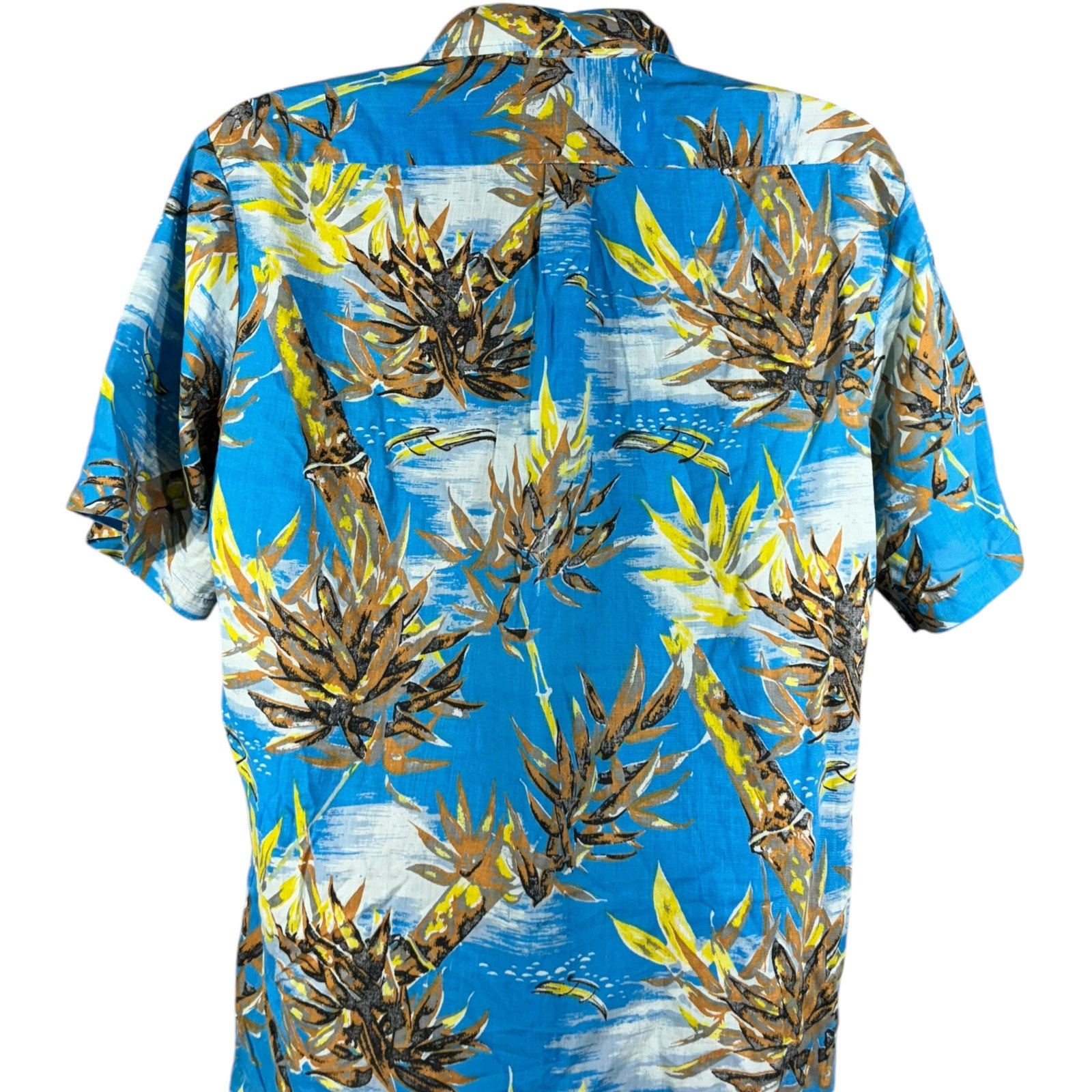 Collection of Tropical Hawaiian Short Sleeve Button Up in a gallery layout