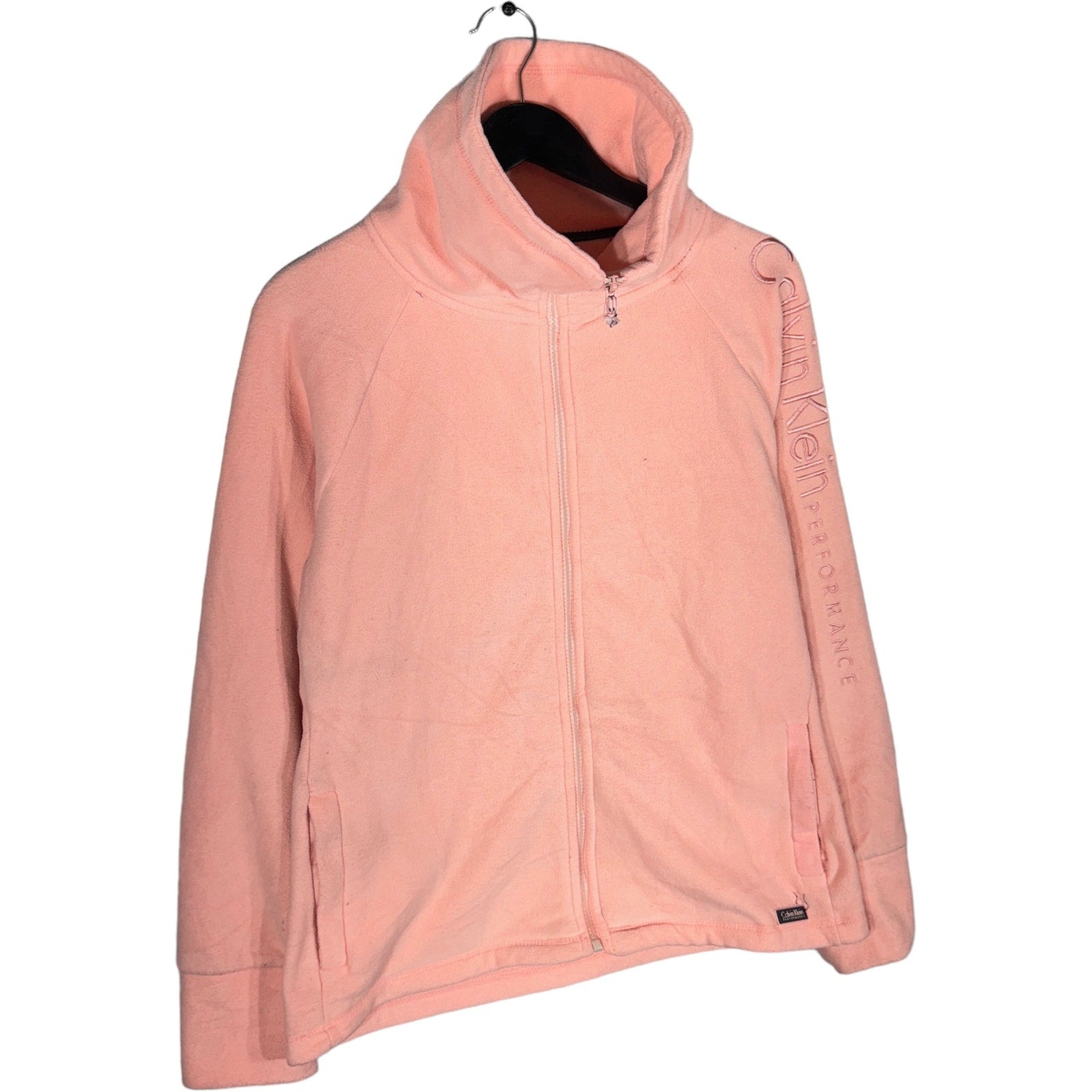 Collection of Calvin Klein Full Zip Fleece Jacket in a gallery layout