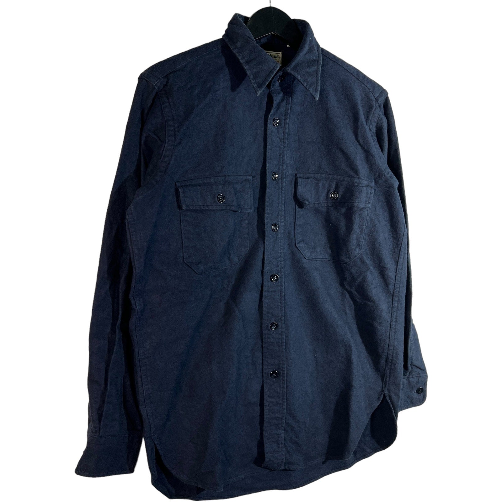 Collection of L.L.Bean Chamois Cloth Long Sleeve Button Down in a gallery layout