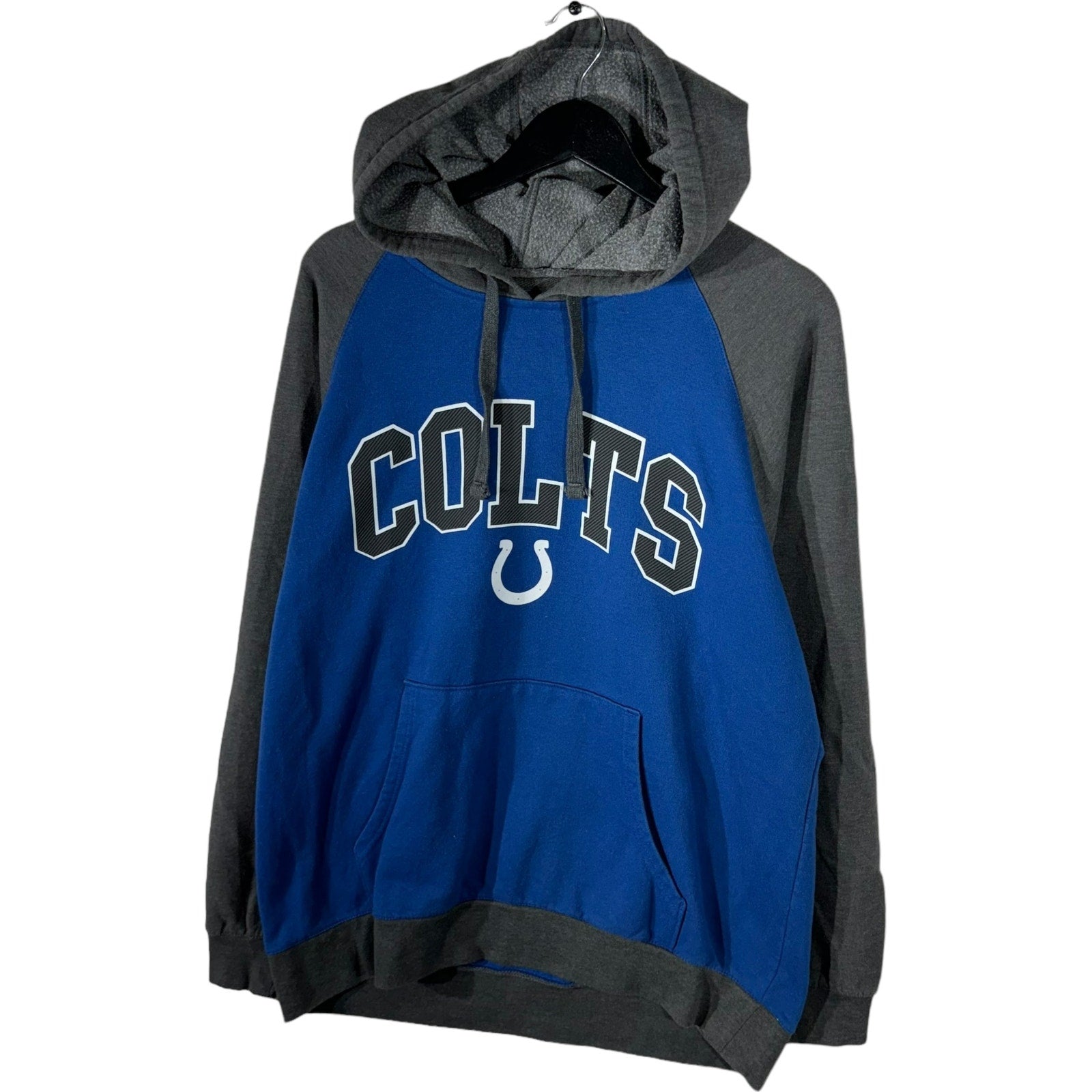 Collection of NFL Indianapolis Colts Spellout Pullover Hoodie in a gallery layout
