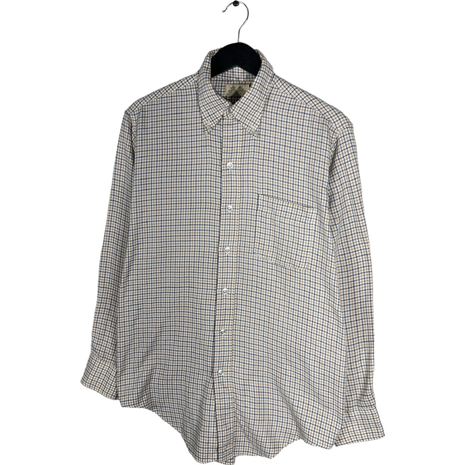 Collection of Vintage L.L. Bean Plaid Long Sleeve Button Up in a gallery layout