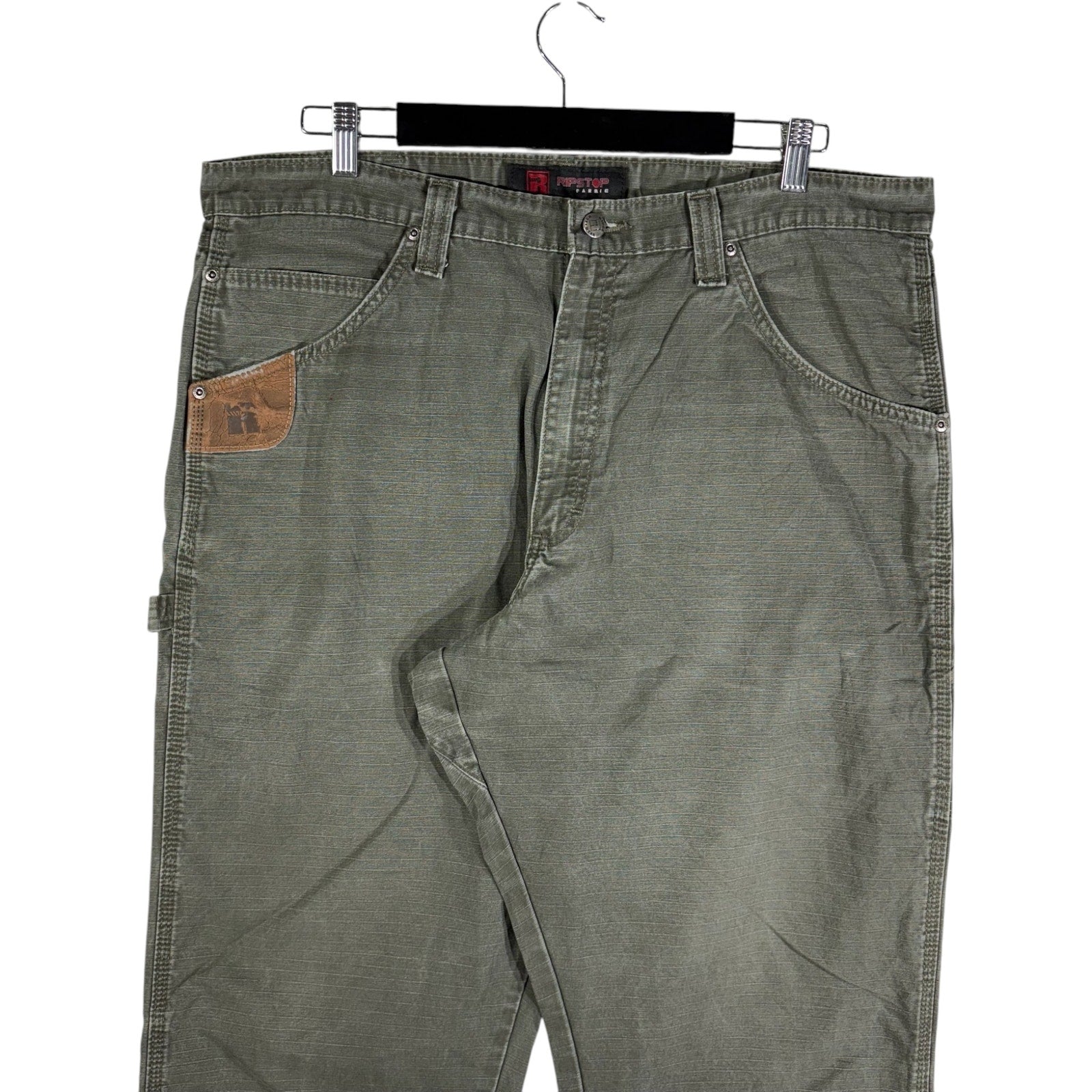 Collection of Wrangle Riggs Ripstop Carpenter Pants 40x31 in a gallery layout