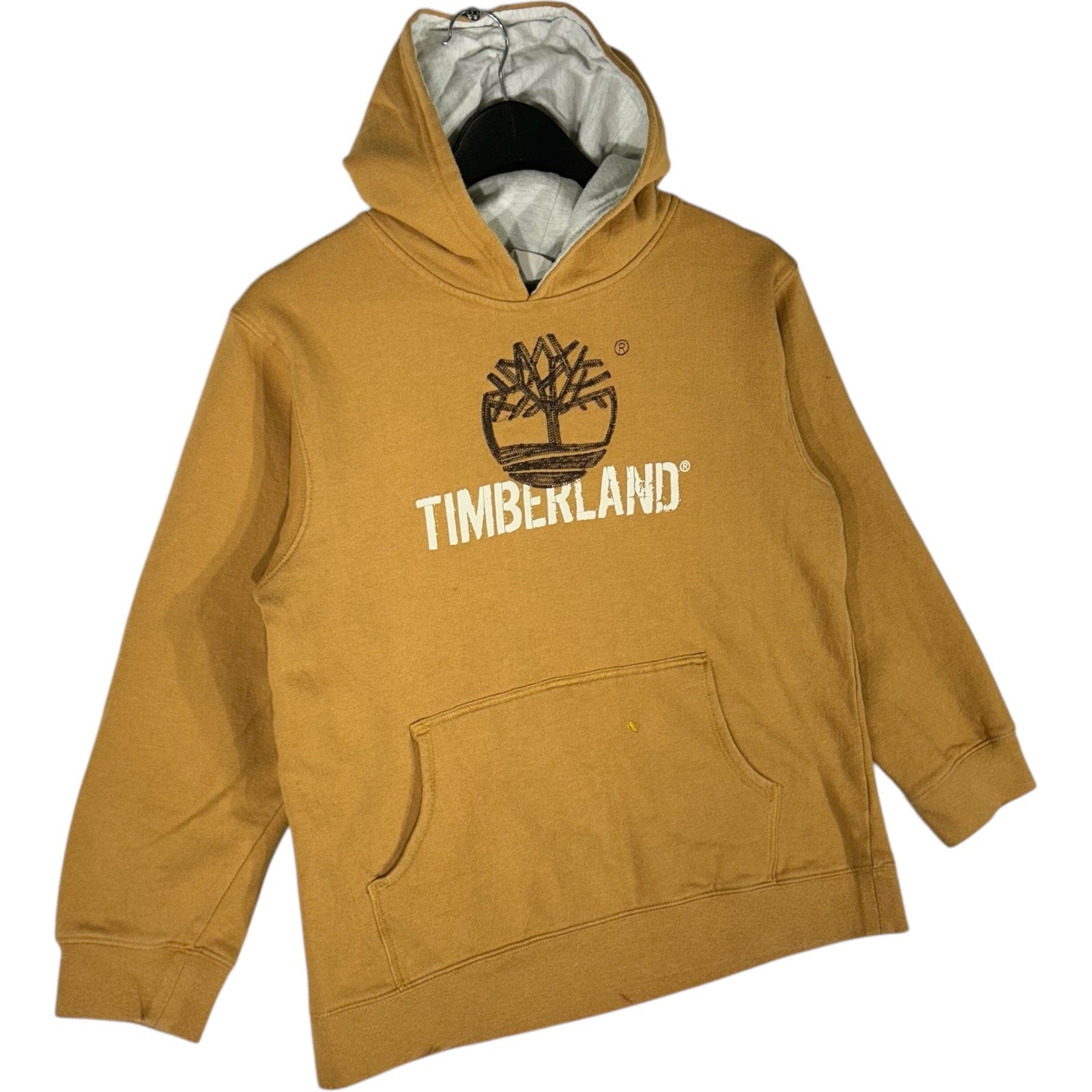 Collection of Vintage Timberland Embroidered Logo Hoodie in a gallery layout