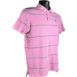 Collection of Abercrombie & Fitch Striped Short Sleeve Polo in a gallery layout