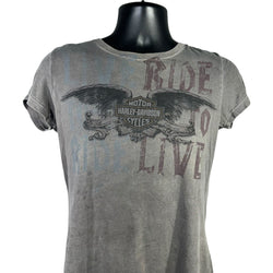 Collection of Harley Davidson "Ride To Live" Tee in a gallery layout