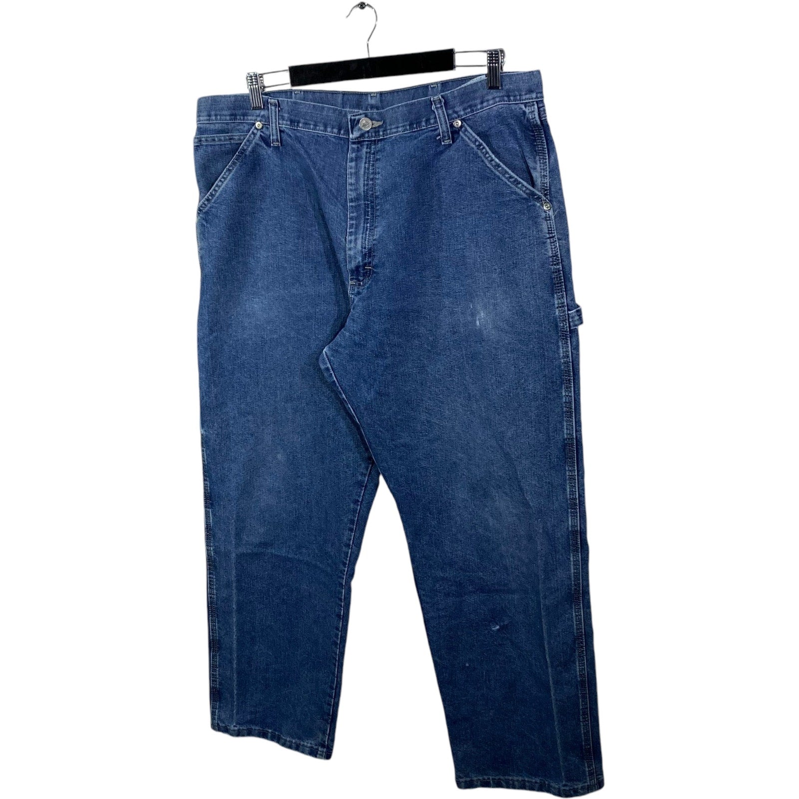 Collection of Wrangler Denim Straight Leg Jeans in a gallery layout