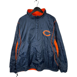 Collection of Chicago Bears Reversible 1/4 Zip NFL Pullover in a gallery layout