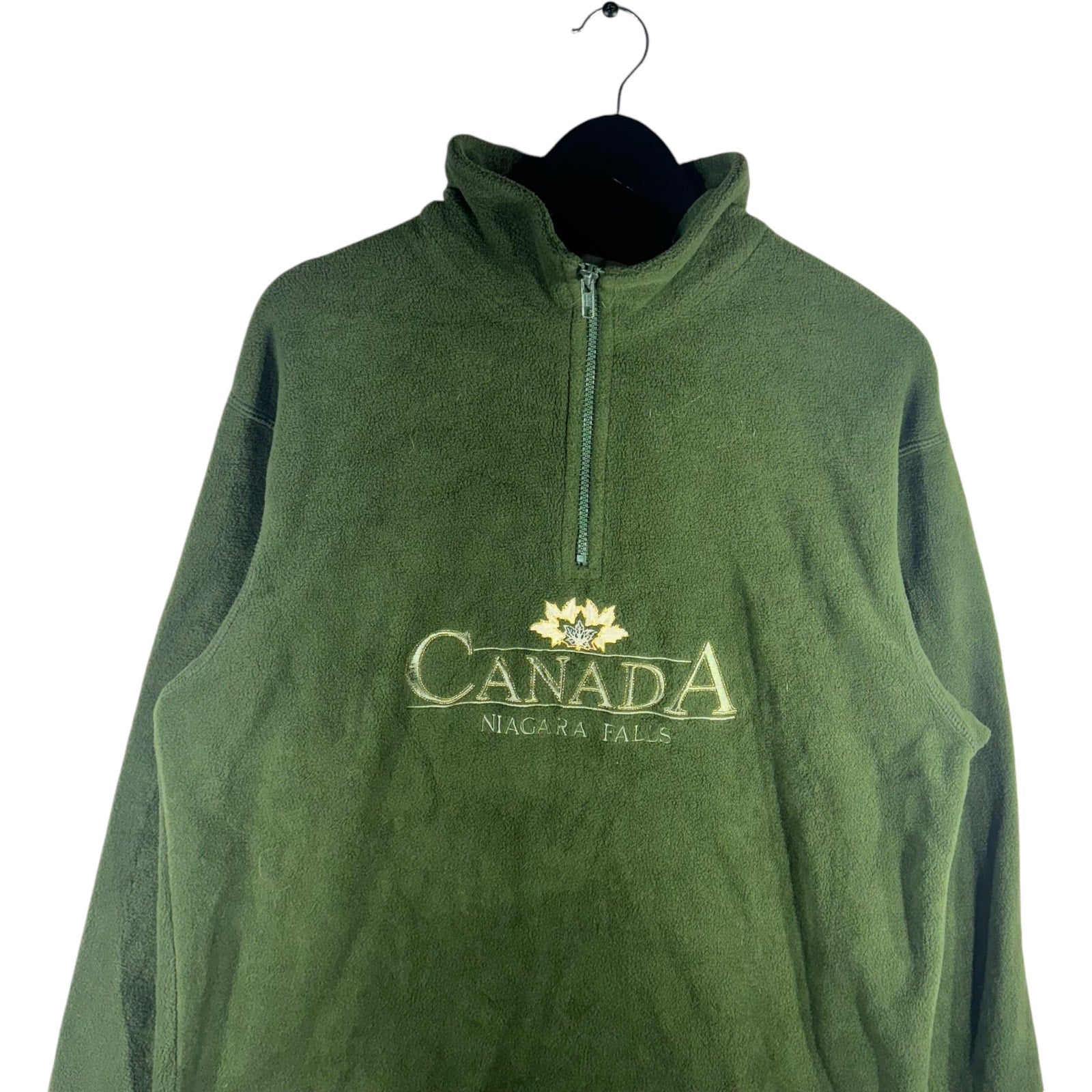 Collection of Vintage Niagara Falls Canada 1/4 Zip Fleece in a gallery layout