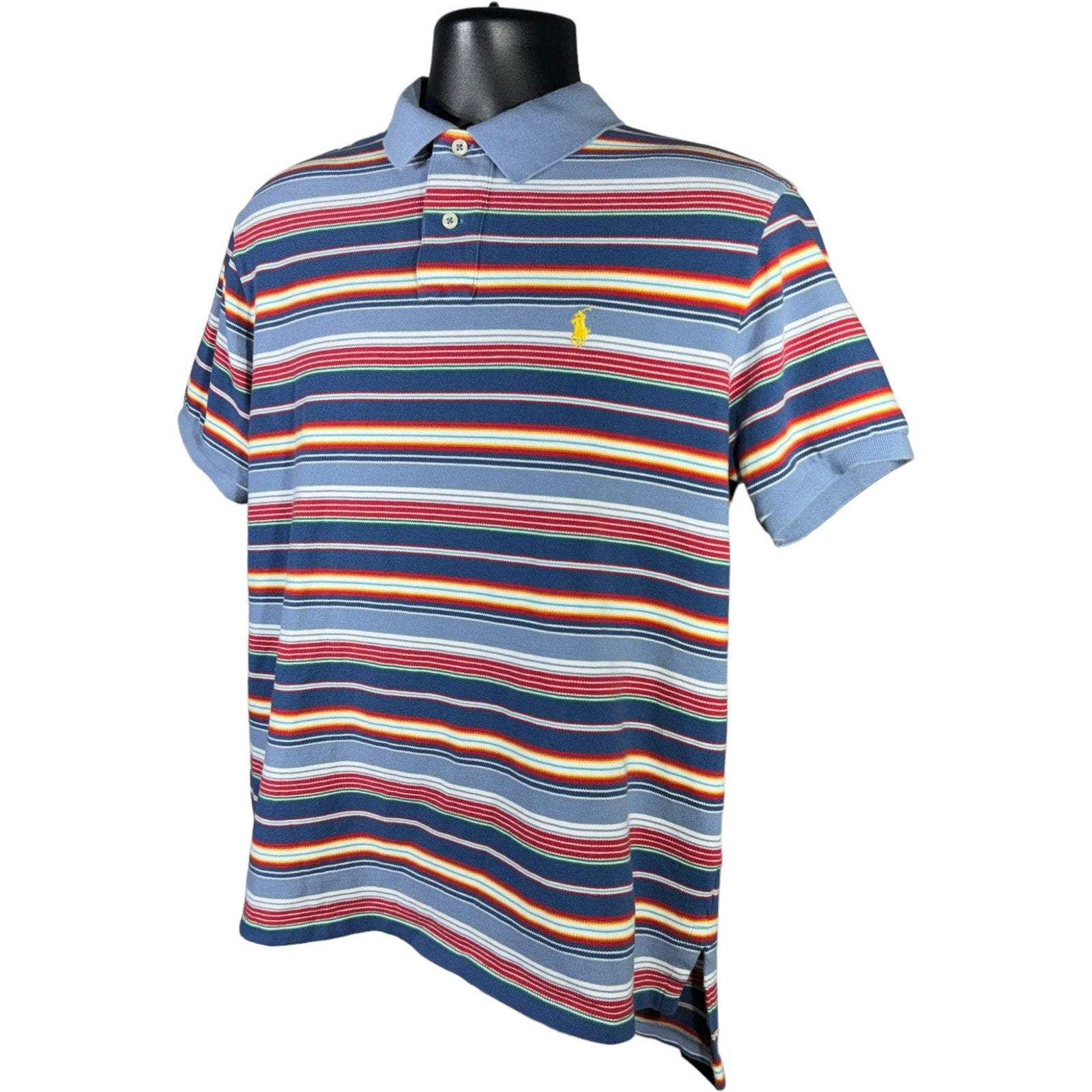 Collection of Polo Ralph Lauren Striped Short Sleeve Polo in a gallery layout