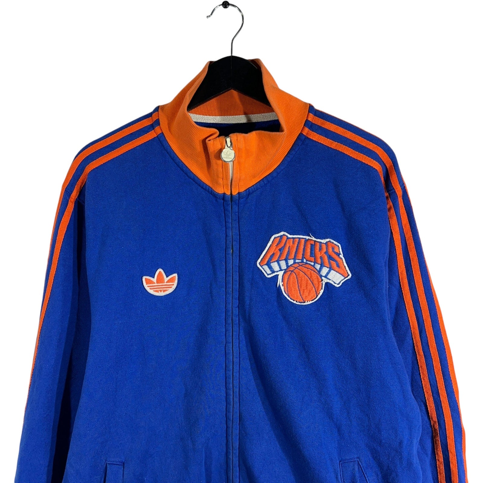 Collection of Adidas New York Knicks NBA Track Jacket in a gallery layout