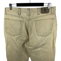 Collection of Wrangler Zip Fly Straight Leg Tan Pants in a gallery layout