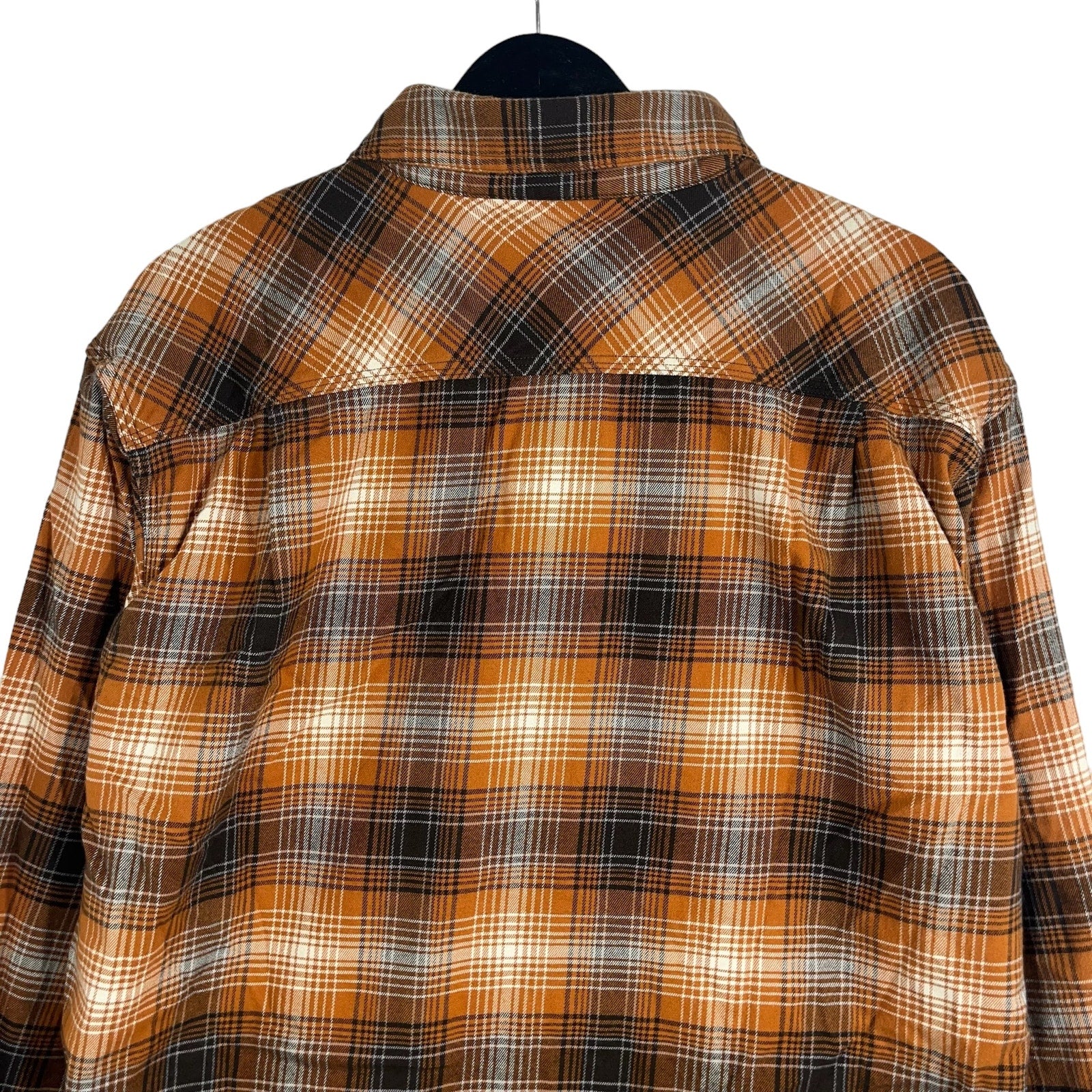 Collection of Carhartt Plaid Long Sleeve Flannel in a gallery layout