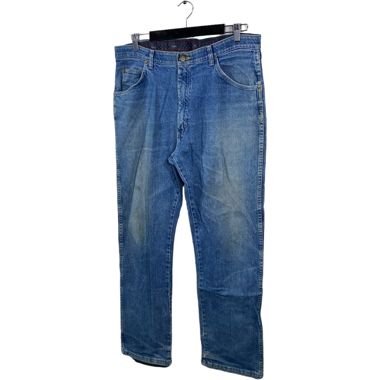 Collection of Wrangler Zip Fly Straight Leg Denim Pants in a gallery layout