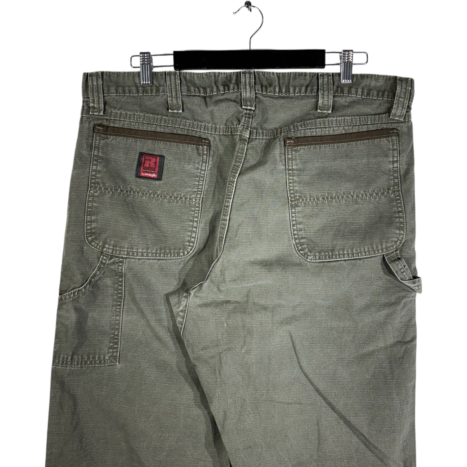 Collection of Wrangle Riggs Ripstop Carpenter Pants 40x31 in a gallery layout