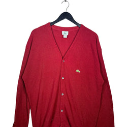 Collection of Vintage IZOD Lacoste Button Up Long Sleeve Cardigan in a gallery layout