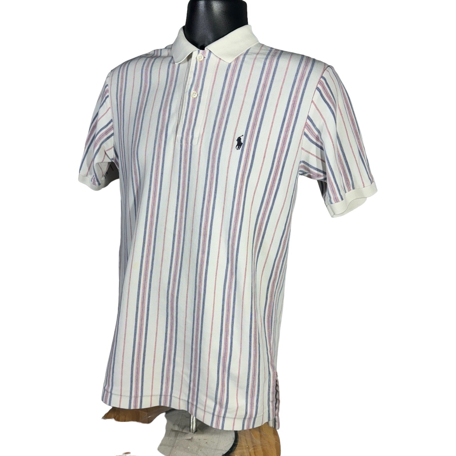 Collection of Polo Ralph Lauren Striped Short Sleeve Polo in a gallery layout