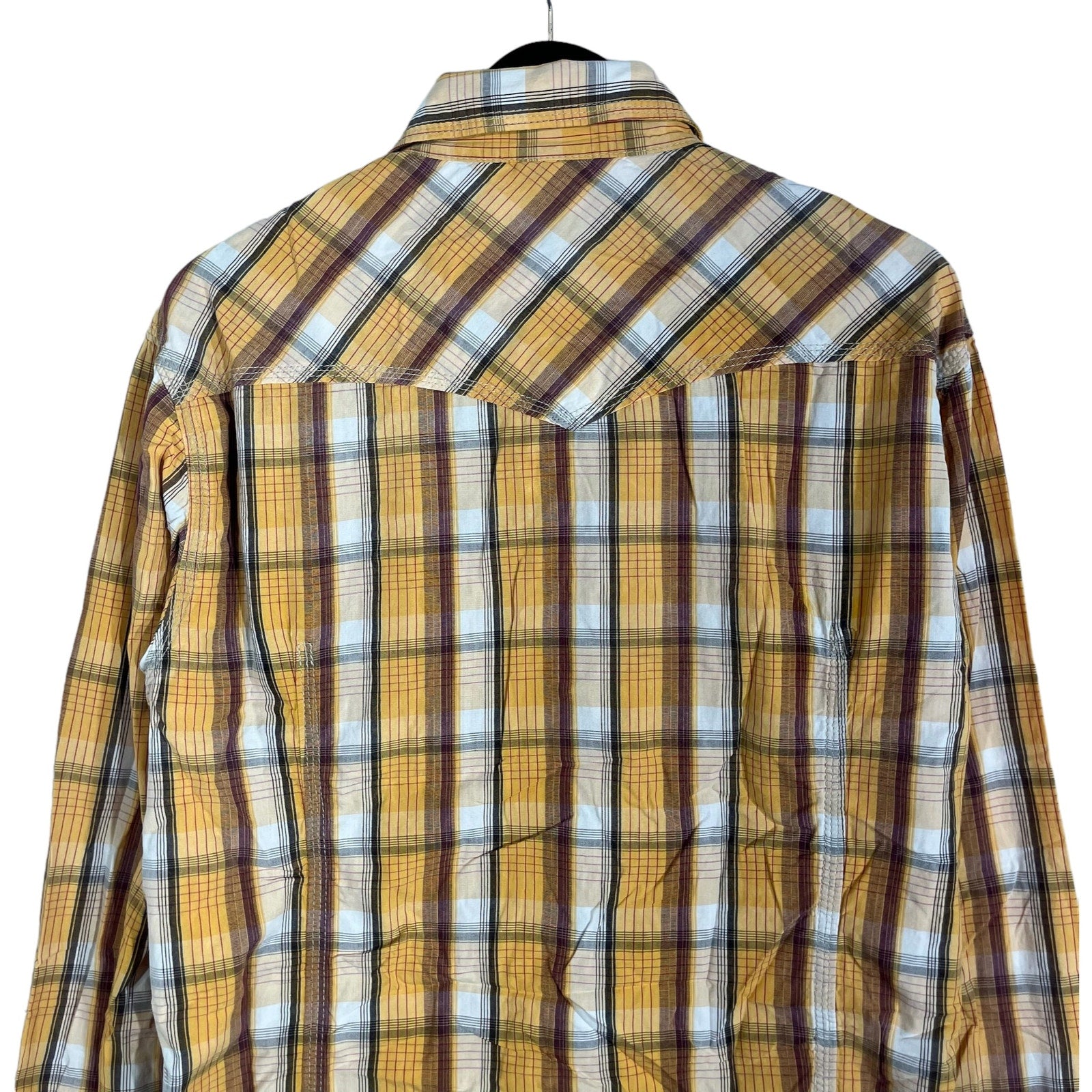 Collection of True Religion Plaid Long Sleeve Flannel in a gallery layout