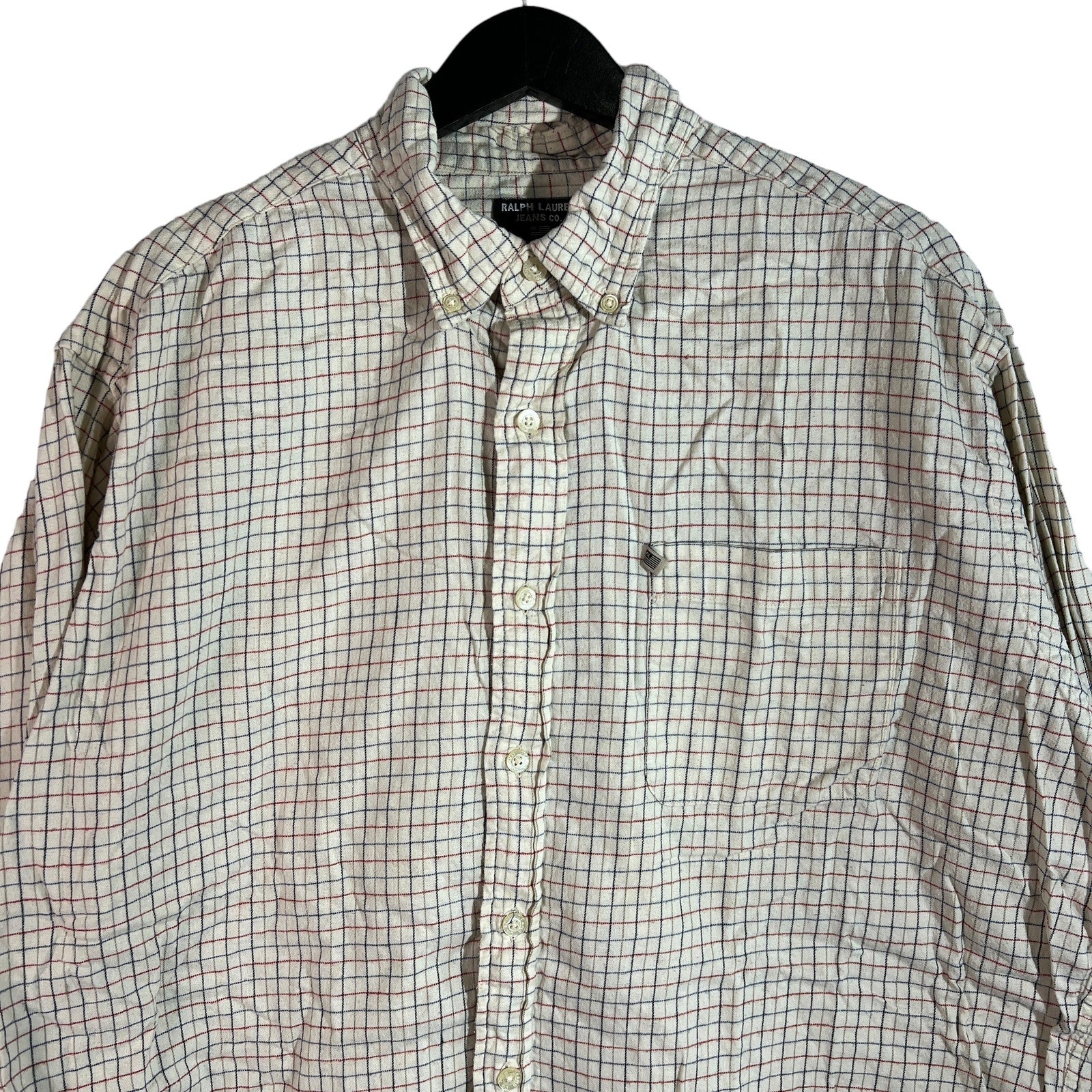 Collection of Ralph Lauren Jeans Co. Plaid Long Sleeve Button Down in a gallery layout