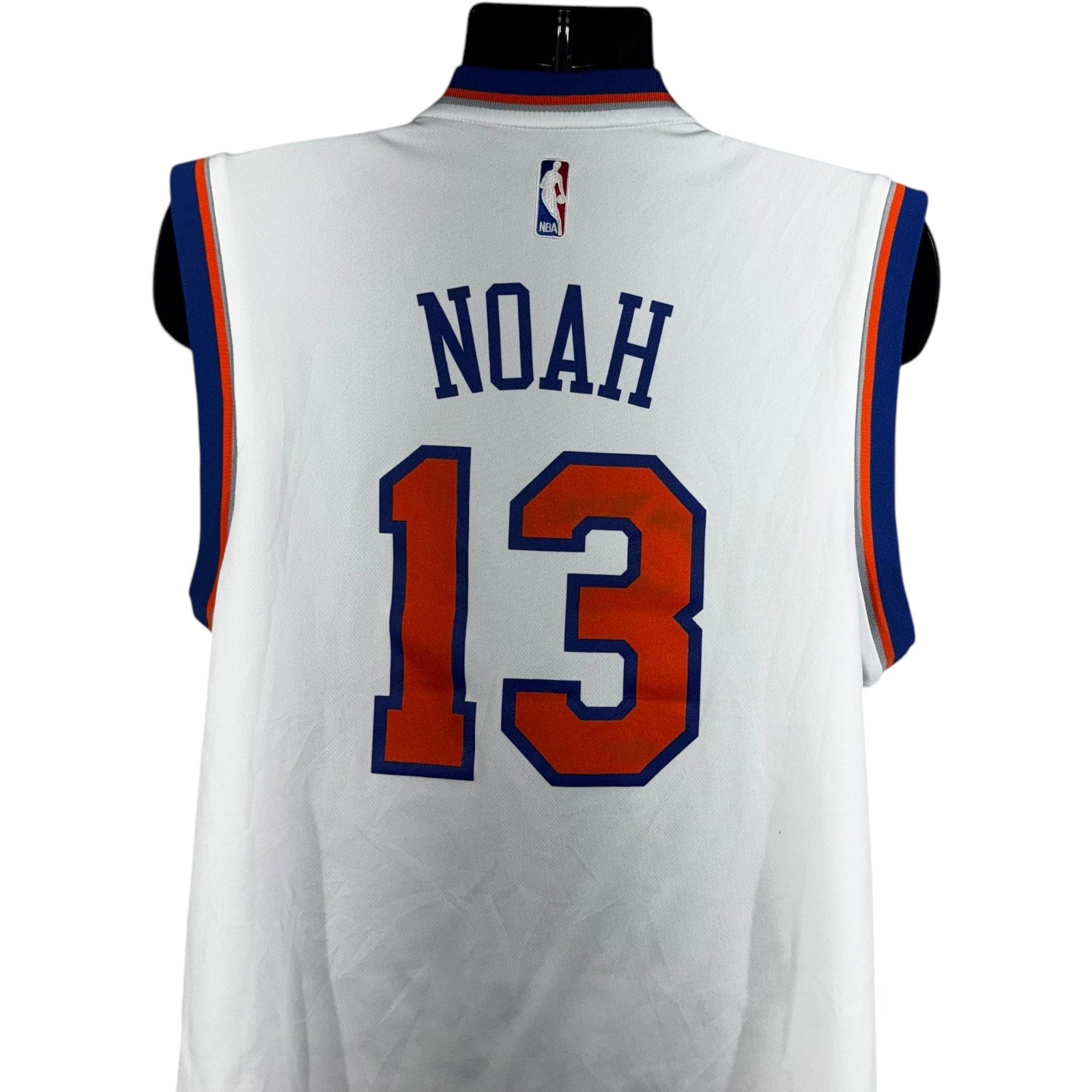 Collection of Adidas NY Knicks Joakim Noah #13 NBA Jersey in a gallery layout