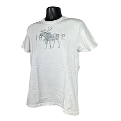 Collection of Abercrombie & Fitch Muscle Fit Moose Print T-Shirt in a gallery layout