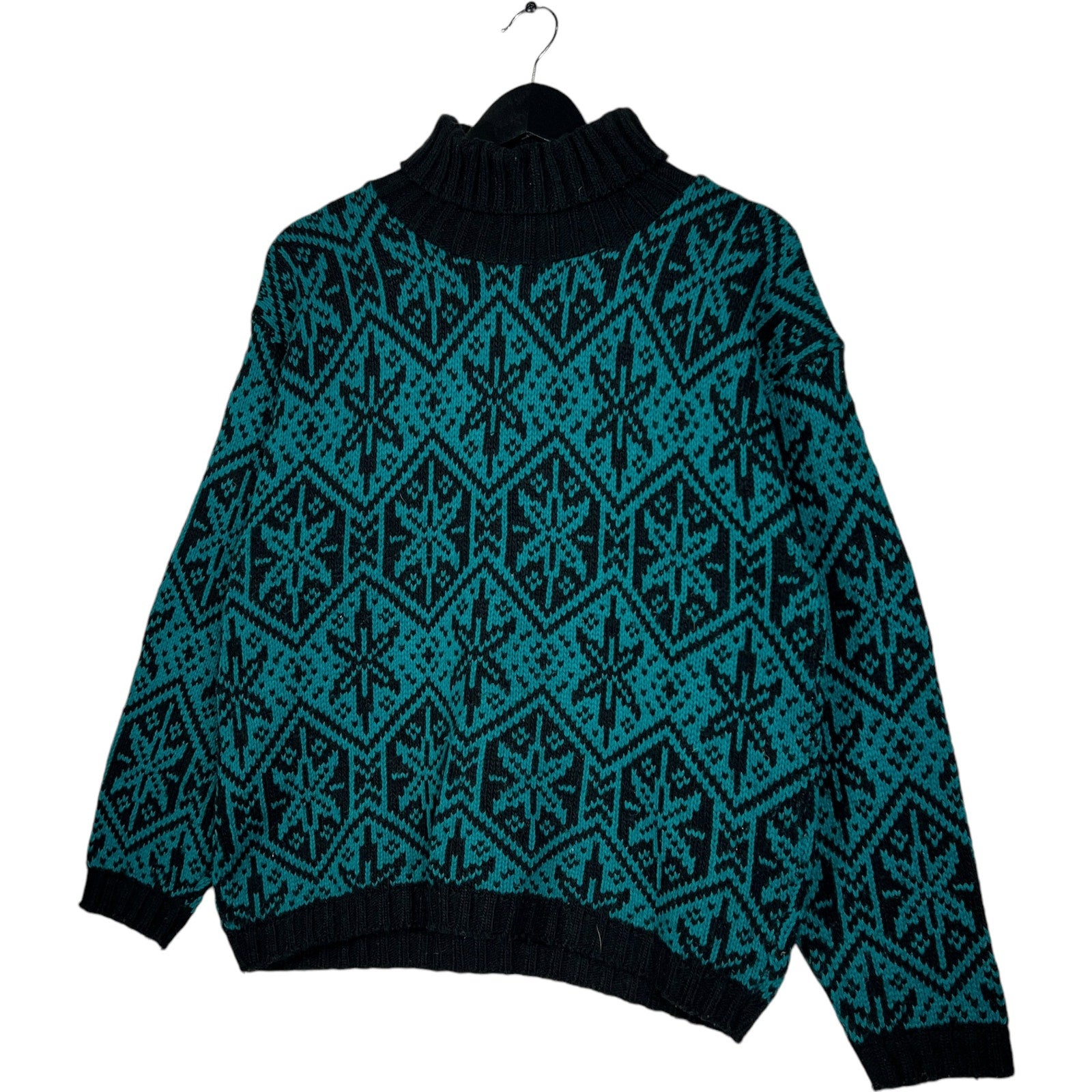 Collection of Vintage Liberty Knits Snowflake Patterned Sweater in a gallery layout