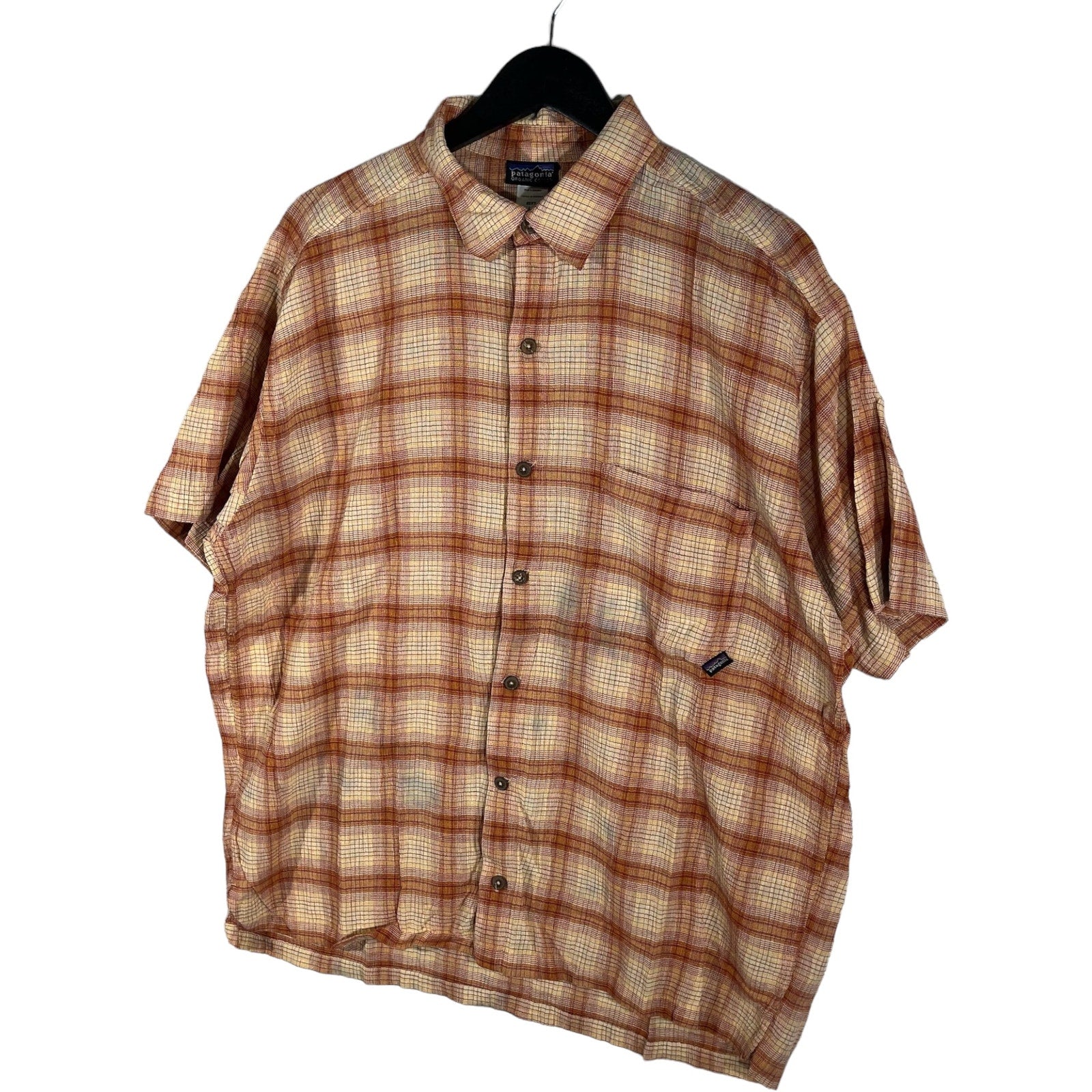 Collection of Patagonia Button Down Short Sleeve Plaid Shirt in a gallery layout