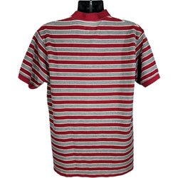 Collection of American Eagle Outfitters Striped Short Sleeve Polo in a gallery layout