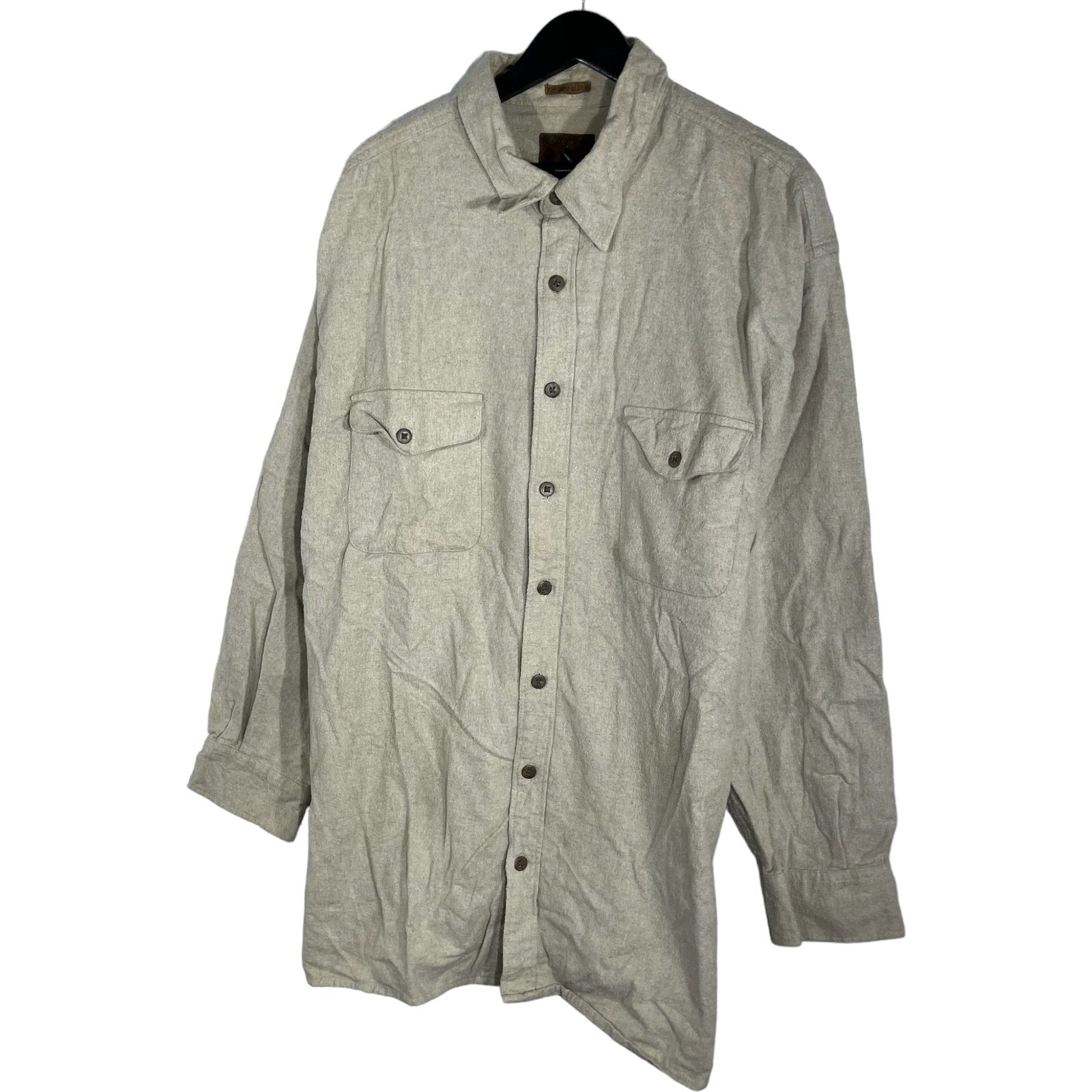 Collection of St. John's Bay Chamois Long Sleeve Button Up in a gallery layout