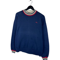 Collection of Vintage Jerzees Mini Dolphin Logo Crewneck in a gallery layout