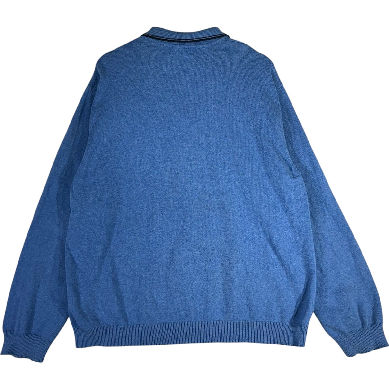 Collection of Chaps Mini Logo Collared Sweater in a gallery layout